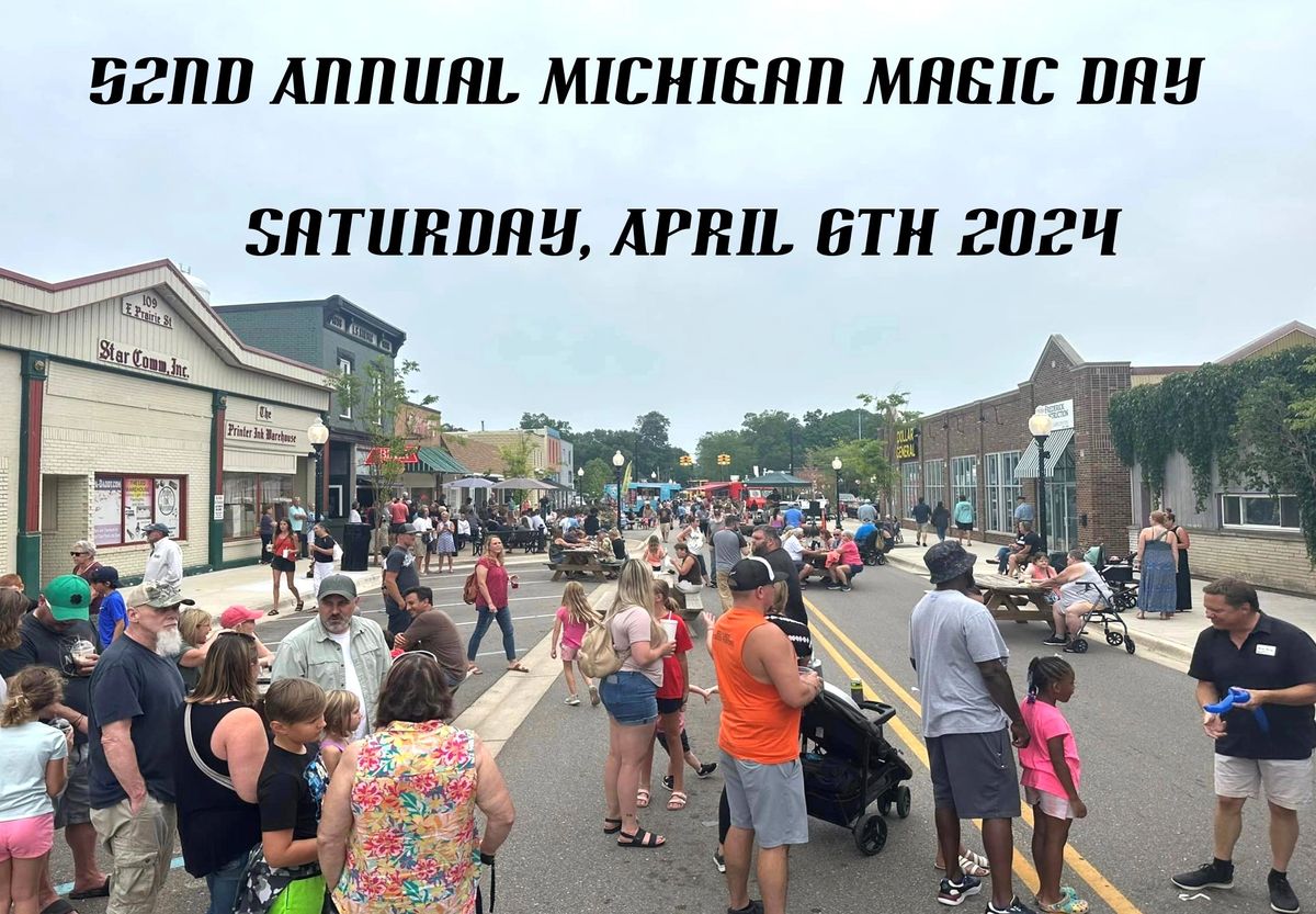 52nd Annual Michigan Magic Day Full Registration